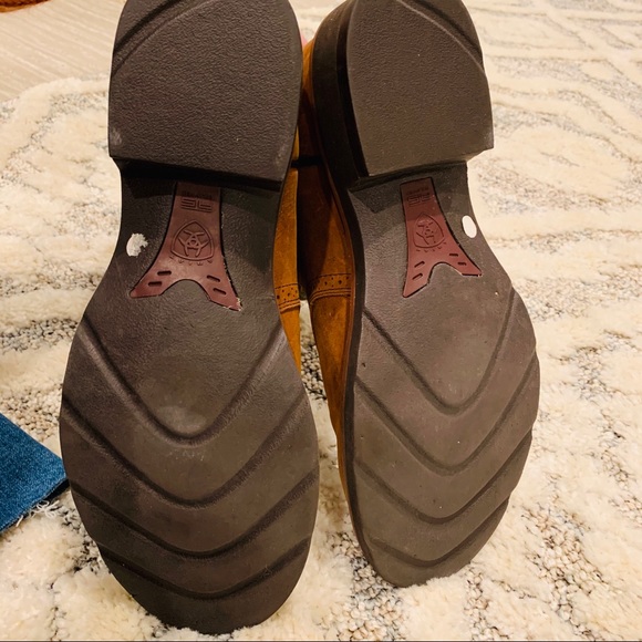 Ariat Heritage Crepe Cowboy Boots-Round Toe - Picture 6 of 6